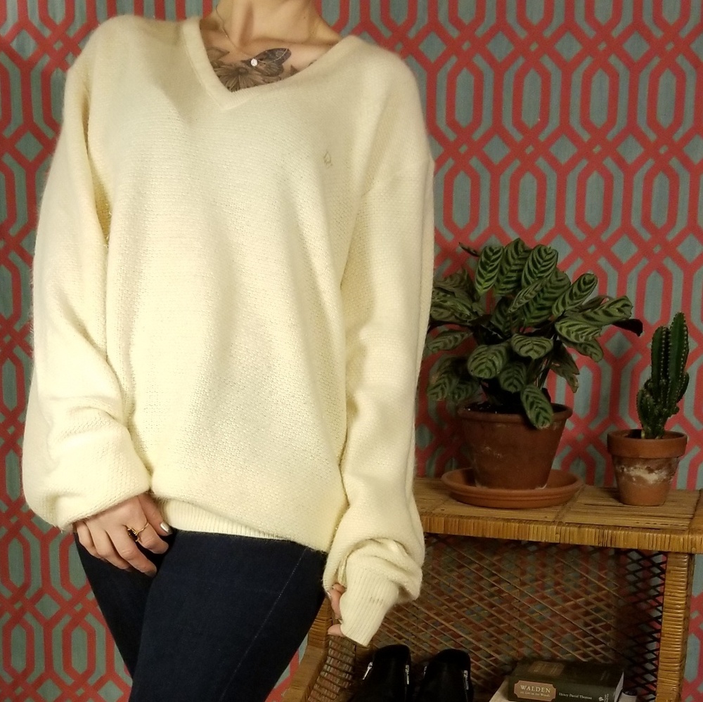 Christian Dior | Vintage yellow oversized sweater
